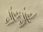 Gold Foil Mrs And Mrs Cocktail Napkins 60 Count for Wedding Engagement — photo 3