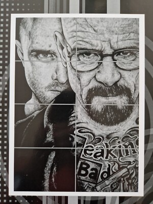 Riesenposter Breaking Bad Walter White Jesse Pinkman 119 x 83 cm schwarz/weiß