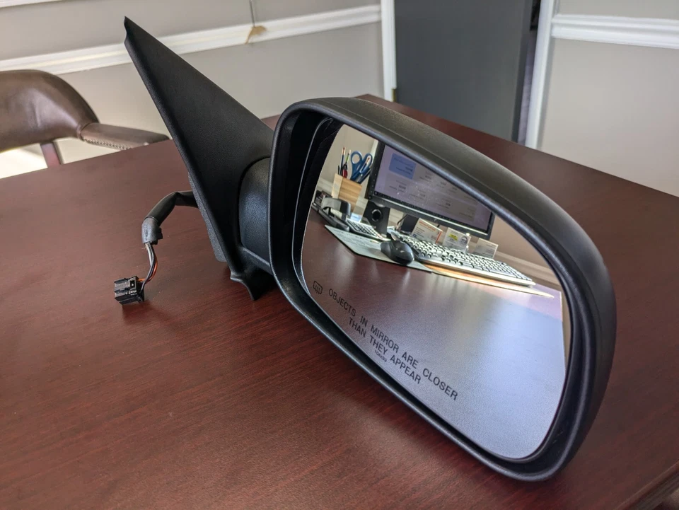 Espejo retrovisor lateral de pasajero genuino Mopar OEM 1999-2004 WJ Jeep Grand Cherokee NEGRO Foto 4 de 4