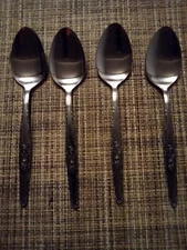 Stylecraft SYF2 Stainless Steel Japan T&N Rose Satin Handle Silverware