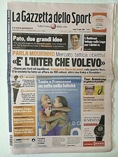GAZZETTA DELLO SPORT 25 Juli 2009 WM Schwimmen ROMA TANI CAGNOTTO DALLAPE'
