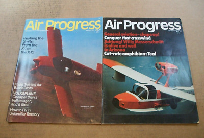 Lot of 2 ~ Air Progress Magazine ~ 1970 ~ March and August