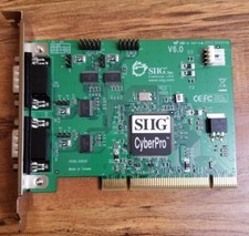 SIIG CYBERPRO JJ-P45012-S6 CyberSerial 4S PCI 4-Port RS-232 Controller I/O Card