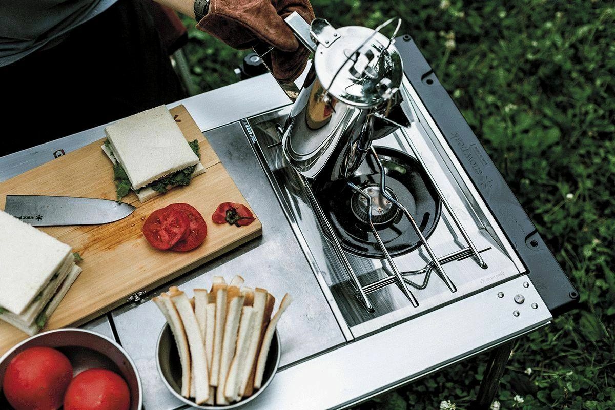 SNOW PEAK JAPAN GS-450 FLAT BURNER MINIMAL LIGHTWEIGHT IGT STOVE