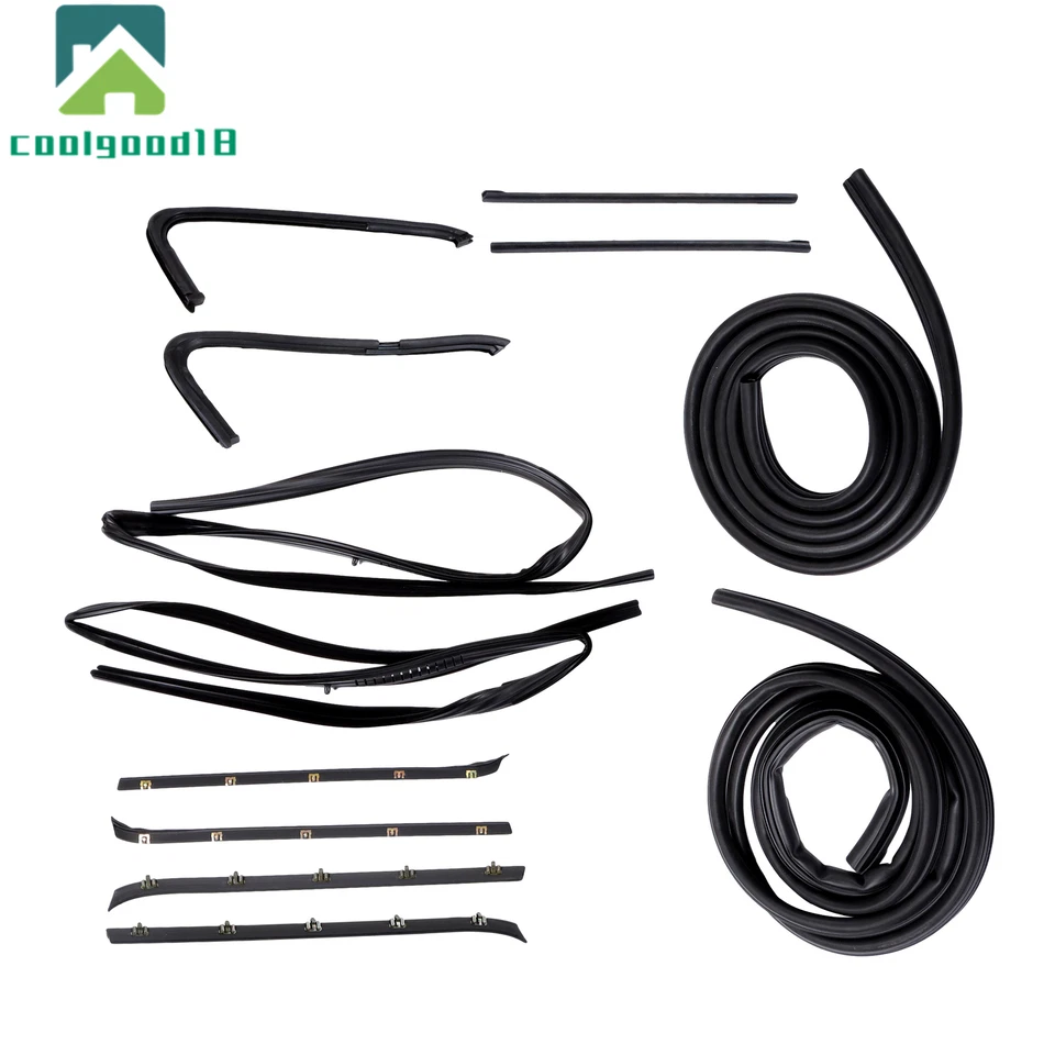 Door Seal Weatherstrip Kit For Chevy GMC Pickup 73-1980 Truck Door Seal Weather - Изображение 3 из 4