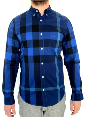   Orig. Burberry Hemd nova check karo blau Gr. S NEUw.!   