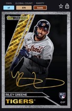 [DIGITAL CARD] Topps Bunt 2023 RILEY GREENE - ICONIC BLACK GOLD SIG, DET TIGERS