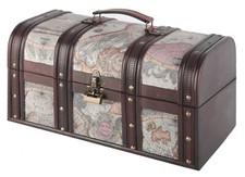 Schatztruhe Schatzkiste Schatulle Holzkiste Holzbox Piratenkiste Dekokiste