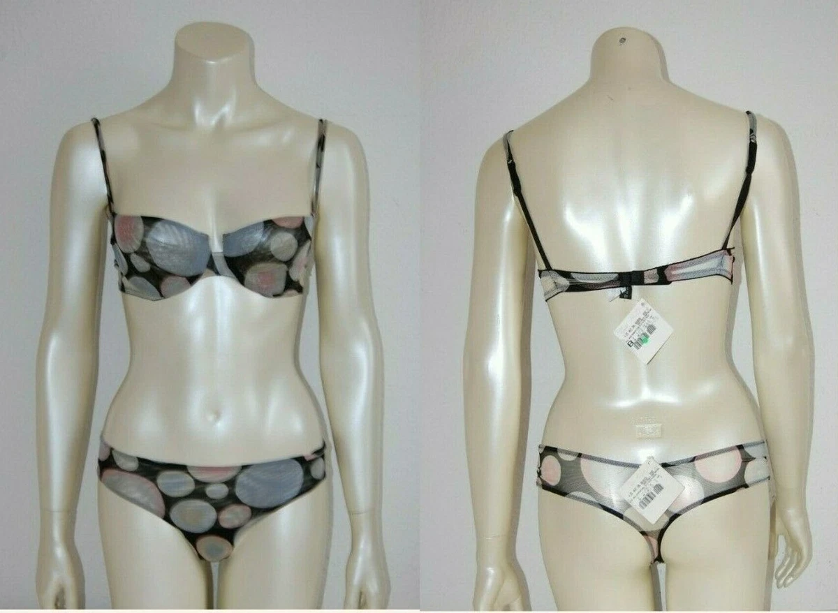 Set Malizia By La Perla - Soutien-gorge Et Slip LA PASSIONE - Dentelle PVC Polyamide - Neuf Avec étiquettes