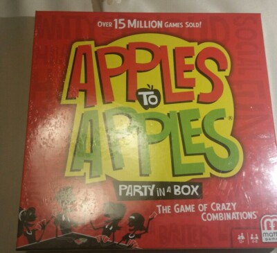 Mattel Apples to Apples Party in a Box Game the game of crazy combinations
