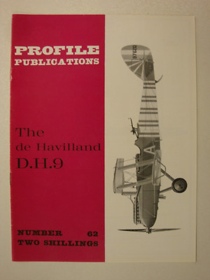 Profil # 62 De Havilland D.H.9 (RFC WW1 Doppeldecker, Tarnmarkierungen, Bewaffnung)