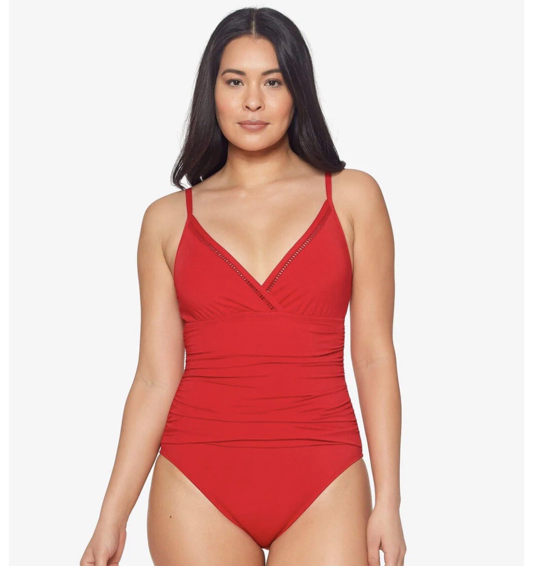 Bleu Rod Beattie Behind the Seams Over-the-Shoulder Tankini