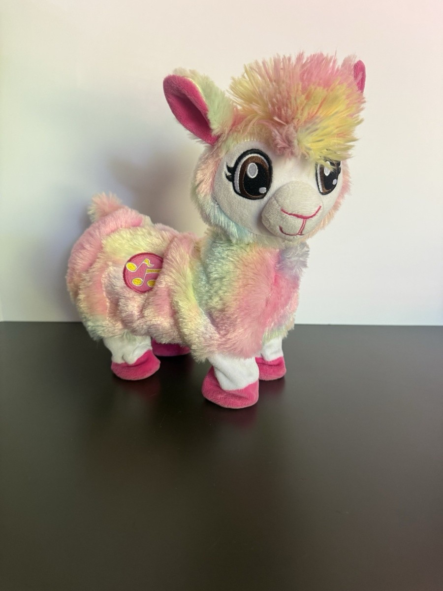 Zuru Pets Alive - Boppi The Booty Shakin' Llama - Lama Qui Remue Les Fesses - Jouet Interactif Coloré Rainbow