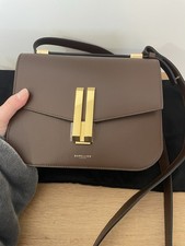 Demellier Vancouver Bag Mocha Brown Leather With Gold Hardware