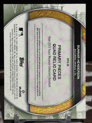 2025 Topps Museum Collection - Single-Player Primary Pieces Quad
