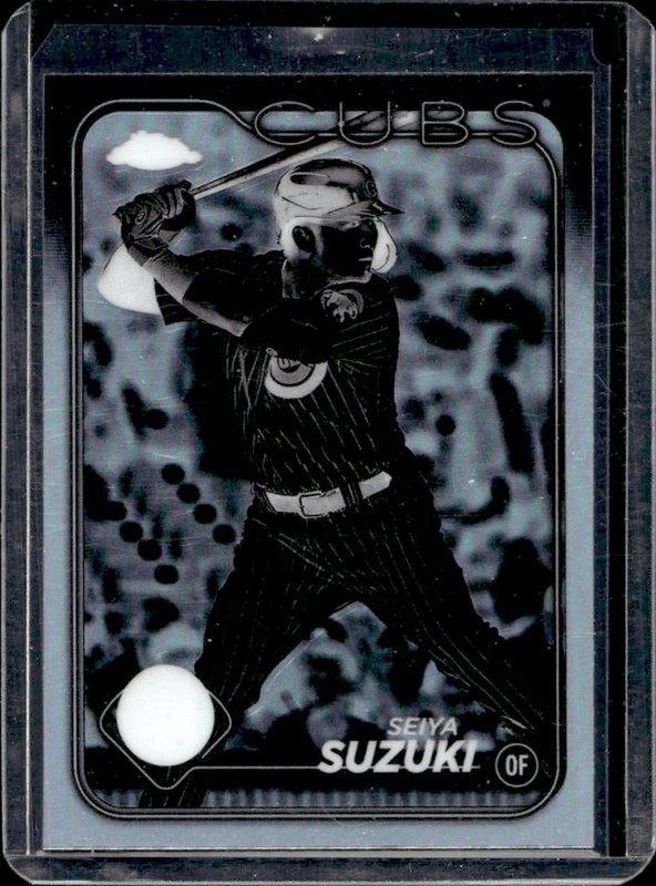 2024 Topps Chrome Seiya Suzuki Negative Refractor #13 Cubs