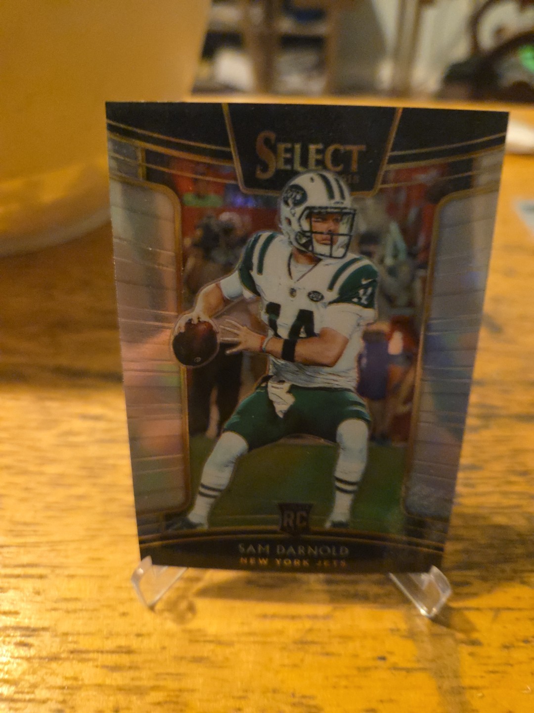 2018 Panini Select Sam Darnold Silver Prizm Concourse Rookie Card Card #18