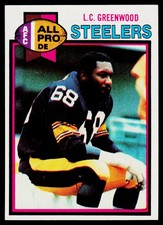 L.C. Greenwood, 1979 Topps, #255, Pittsburgh Steelers,