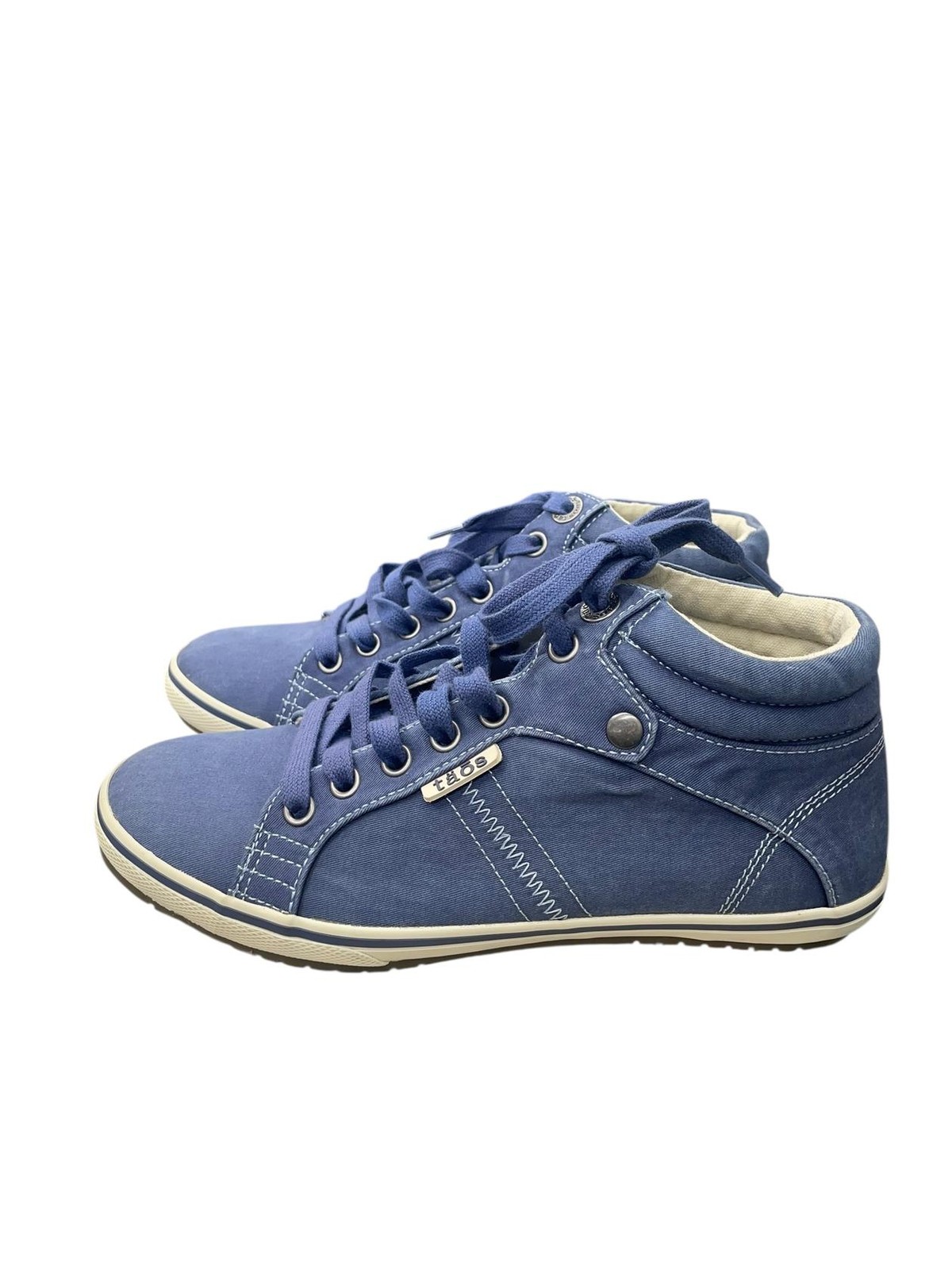 Taos Footwear Women Top Star Indigo Distressed Sneaker TPS-13668 Size 6.5 M US