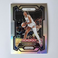 2024 Panini Prizm Monopoly WNBA - Diamond Miller #9 Silver Prizm