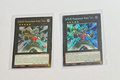 Yu-Gi-Oh! D/D/D Marksman King Tell #RA05-EN047 Ultimate & Secret Rare 1st (NM)