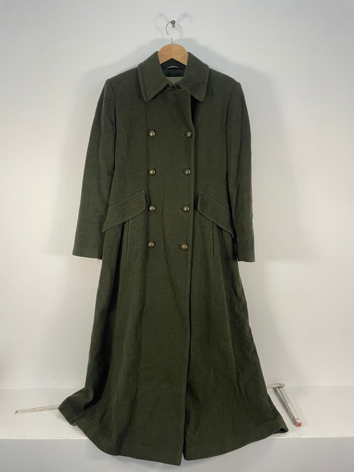 Vintage Women Wool & Cashmere Coat (Size: 38) Made in Italy