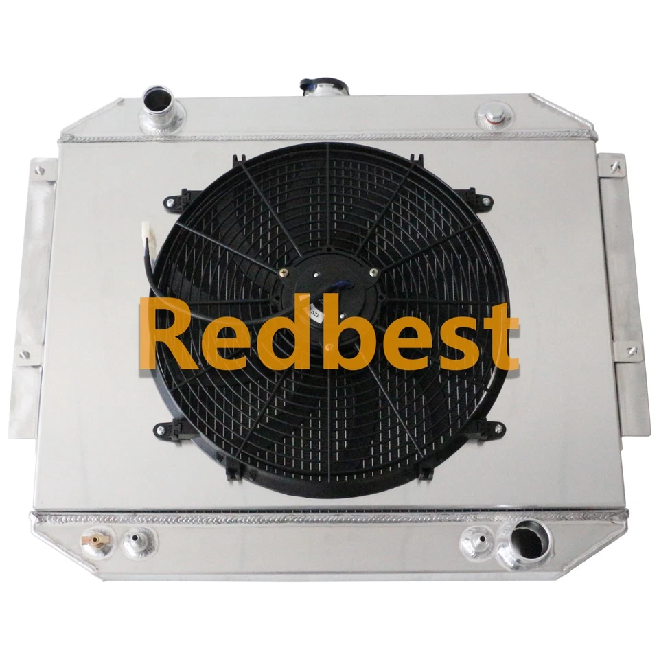 3Row Radiator Fan For 71-78 Dodge D/W D100 Series D150 D200 D300 318 360 400 440 - Image 3 of 4