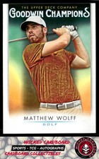 Matthew Wolff 2021 Upper Deck Goodwin Champions #31