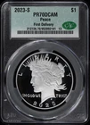2023 S $1 Proof Peace Silver Dollar CAC PR 70 DCAM | First Delivery