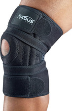 Knee Brace Meniscus Tear Support for Arthritis Acl, Mcl Pain Patented 4-Way Adju