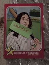 WEIRD AL YANKOVIC  2015 CONCERT CARD PHILA. TOUR