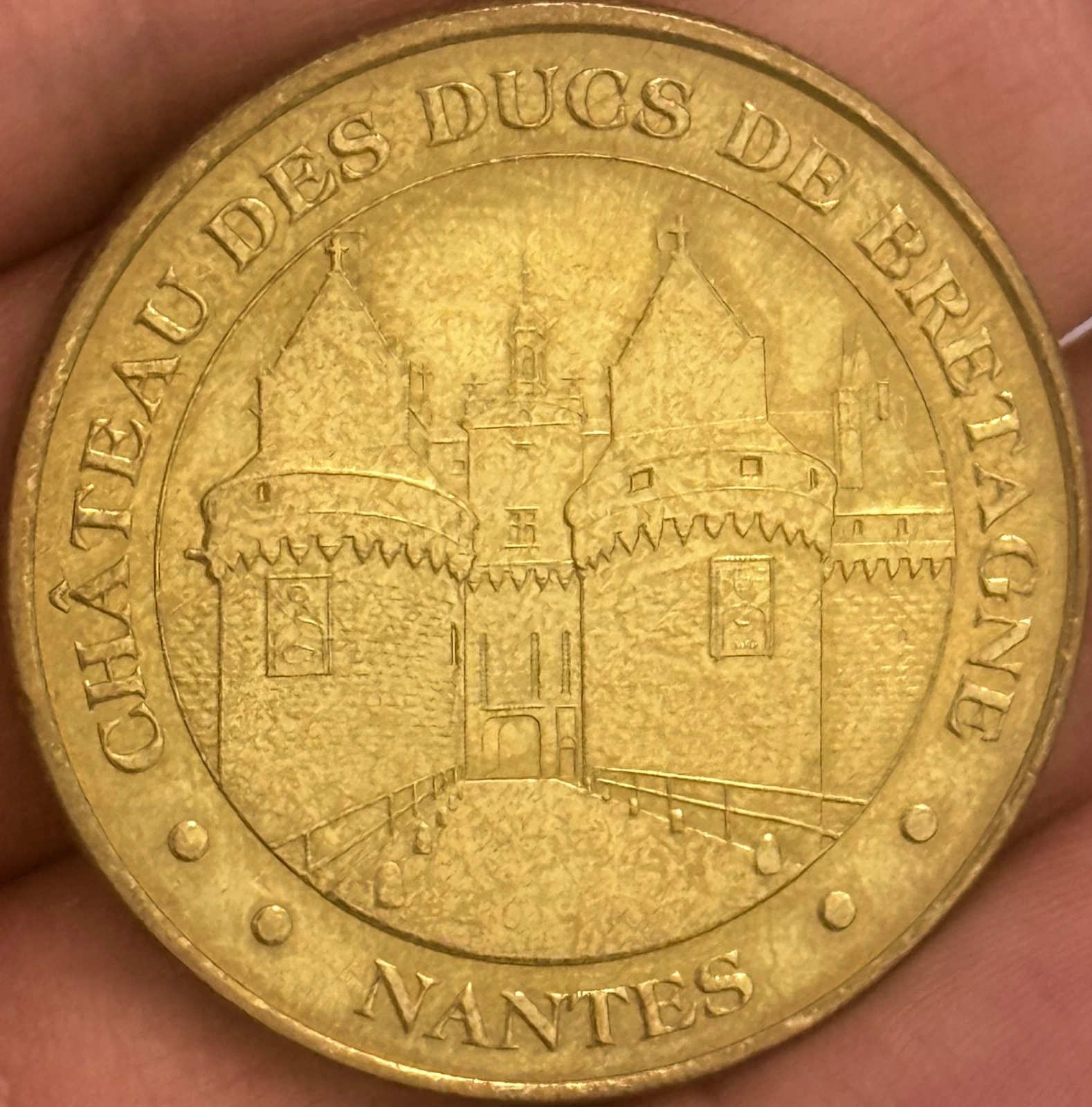 Château des ducs de bretagne - Nantes - 2009 - Jeton Monnaie de Paris