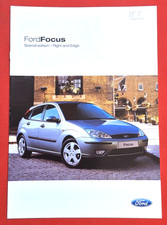 2003 FORD FOCUS FLIGHT and EDGE Special Editions Sales Brochure - MINT