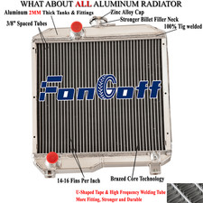 Aluminum Radiator For Ford New Holland 1510 1710 SBA310100440 SBA310100291 US