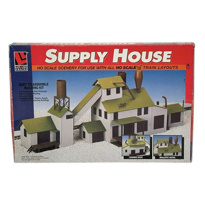 LIFE LIKE HO SCALE SUPPLY HOUSE BUILDING KIT #1398