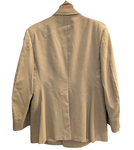WWII US Military Summer Officer Coat & Tie Jacket Patched Hart Schaffner Marx - Picture 2 of 18