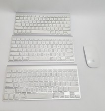 Lot 3 Mac Apple A1314 Wireless Bluetooth Keyboard  A1657 Magic Mouse W/Warrnty