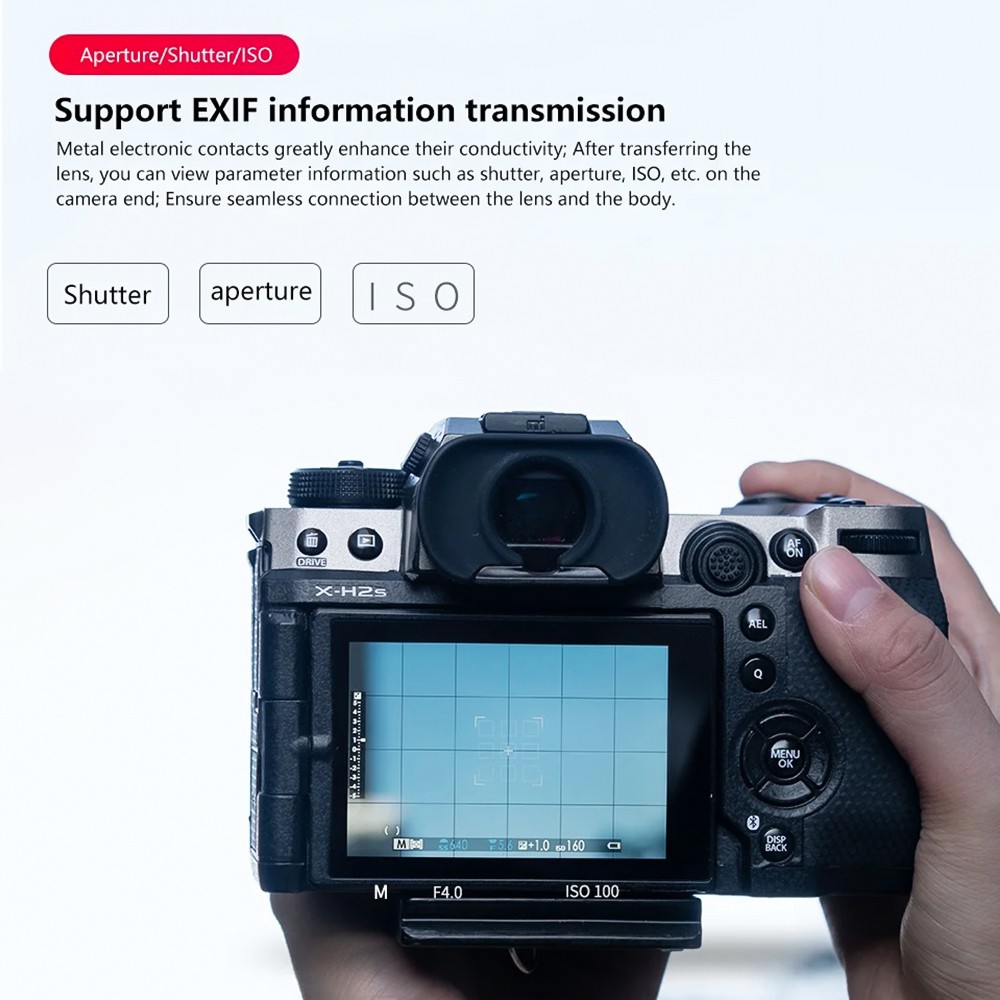 EF-FX1 Pro Auto Focus Lens Mount Adapter With Aperture Adjustment Ring