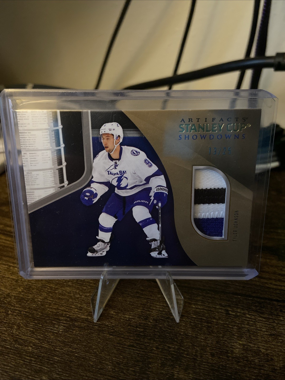 Tyler Johnson #SD-15D Hockey Cards 2024 Upper Deck Artifacts Stanley Cup Showdown trading card — raw and PSA graded price guide
