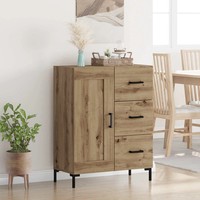 Sideboard Artisan-Eiche 69.5 X 34 X 90 Cm Holzwerkstoff Wohnzimmer