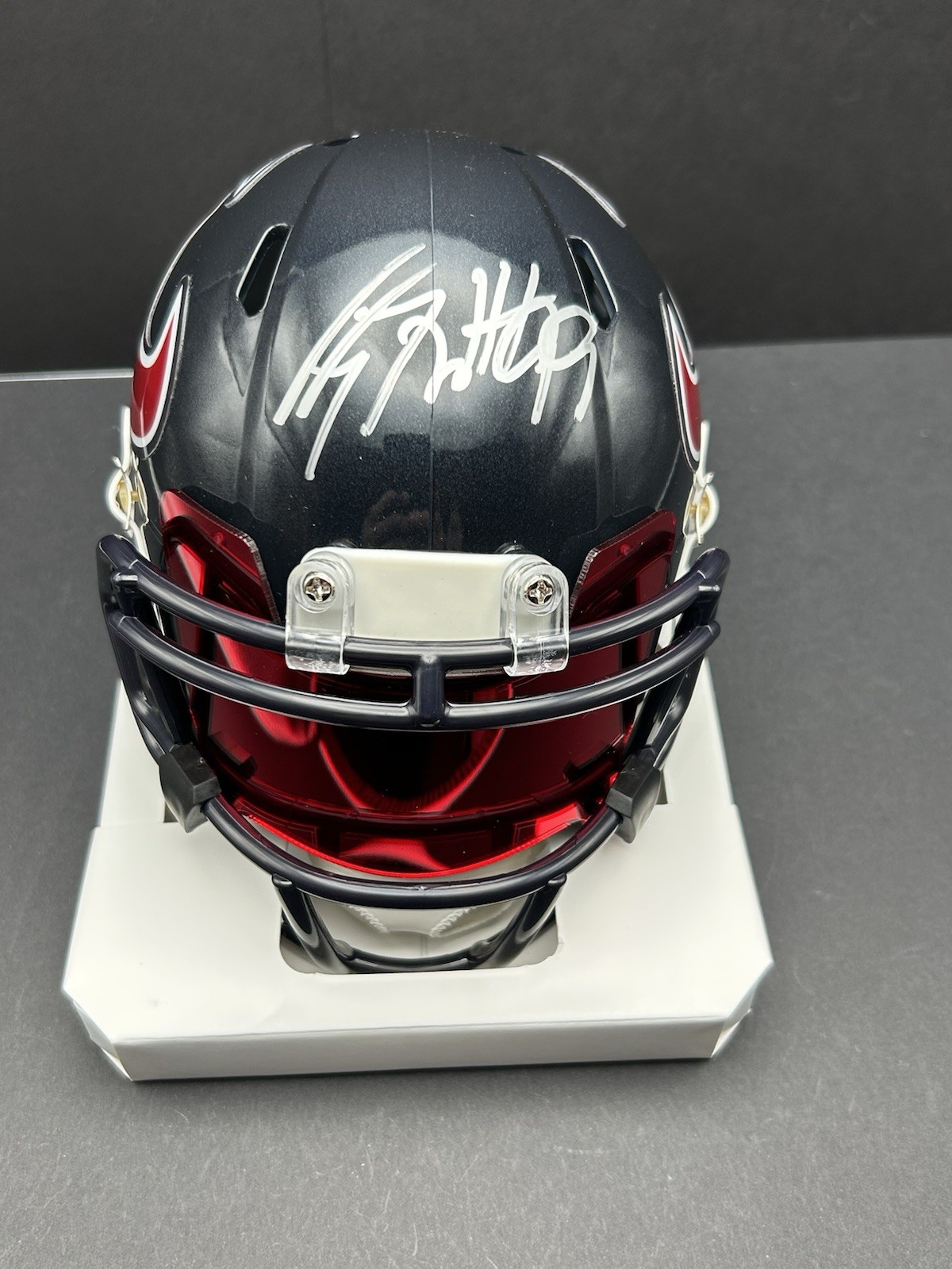 Riddell & Visor W/ Player Hologram Coa