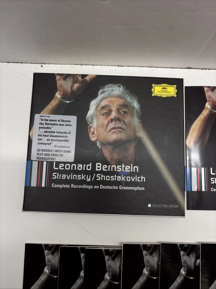 Leonard Bernstein Stravinsky/Shostakovich 6 CD Set Foto 2 de 4