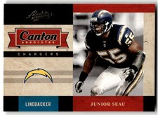 2011 Panini Absolute Memorabilia Junior Seau Canton Absolutes #19