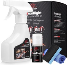 Headlight refurbishing Agent, New Automotive Headlight Restoration Kit,Oxidized