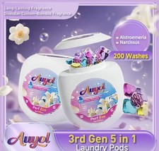 Auyol Non-bio 5 in 1 Laundry Pods Ultra-concentrated Lily Fragrance detergent