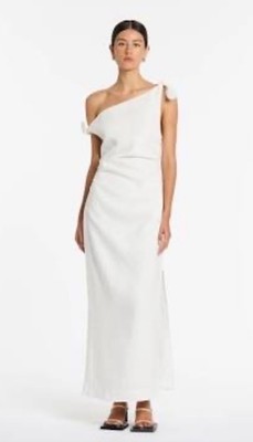 sir the label satin dress Montparnasse Gown | Black Silk & Japanese Lace Event Dress