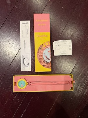 Swatch x Audemars Piguet AP Bioceramic Royal Pop Savonnette Otg Roz - NEU