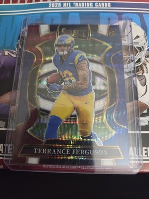 2025 Panini Select Terrance Ferguson Tri-Color Prizm 300/399 #20 Rams