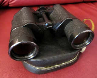 DDR Fernglas von CARL ZEISS JENA "JENOPTEM 7 X 50" mit Reissverschlußtasche