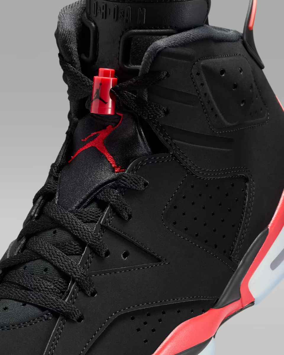 NIKE AIR JORDAN 6 VI RETRO REVERSE INFRARED 2026 CT8529-001 BLACK